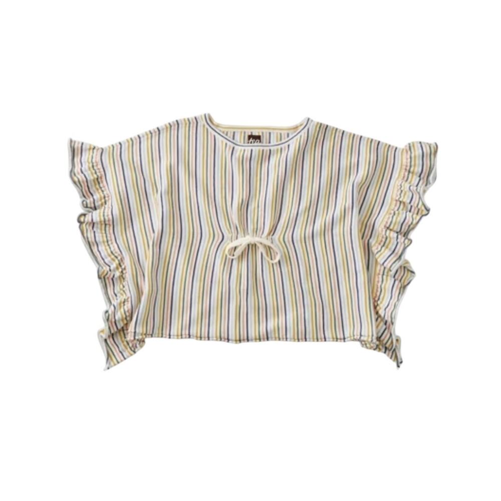 NEW Tea Collection Chalk Striped Sweater Poncho size 4 5 Small